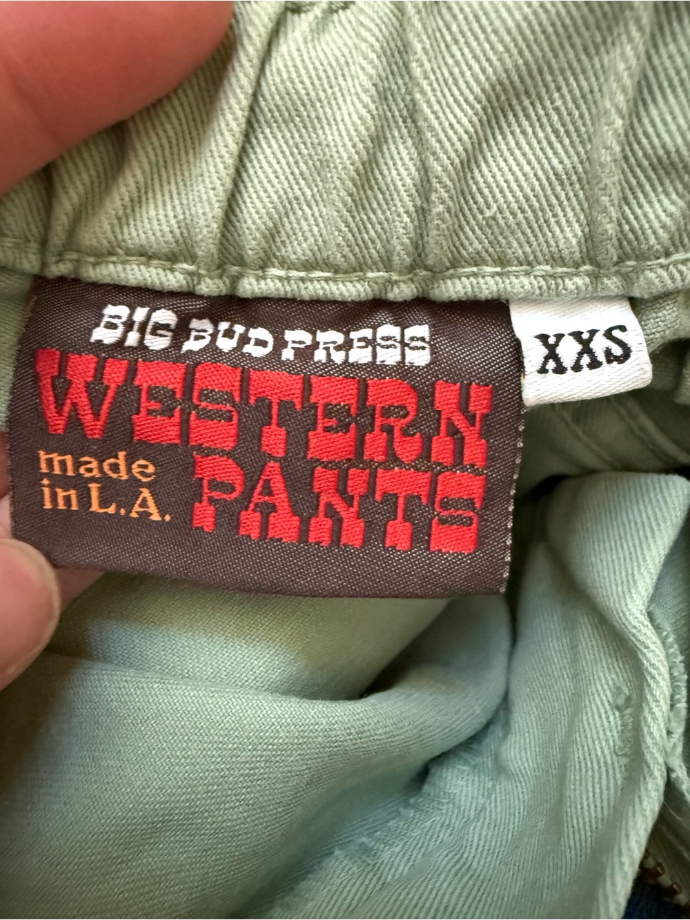 BIG BUD PRESS Floral Western Pants flare Quirky Retro 70s Cottagecore Boho XXS‎ - Picture 6 of 8